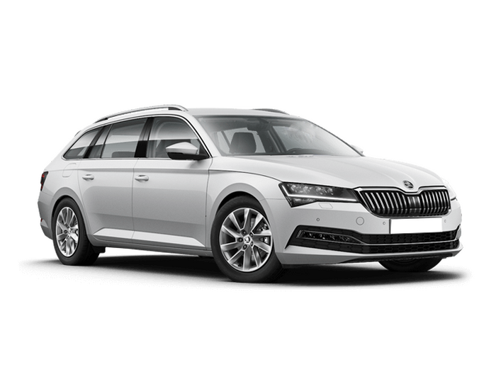 Skoda Superb Combi Белый металлик Moon